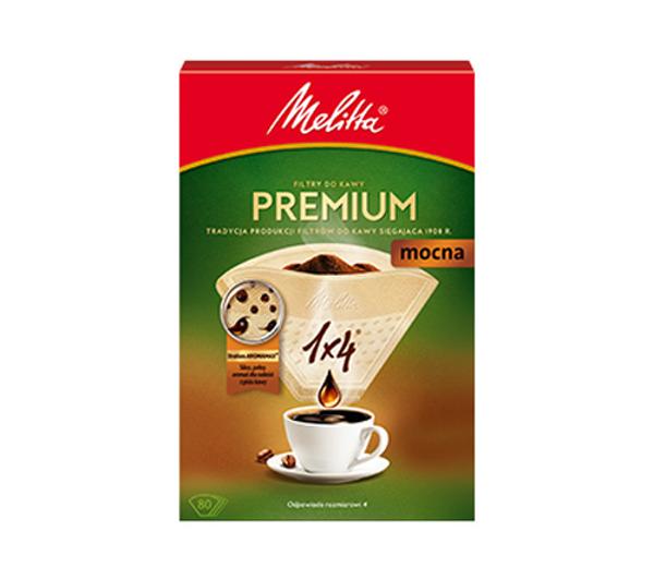 Filtry do kawy Melitta Premium 1×4 FCF01_MP /kpl 80